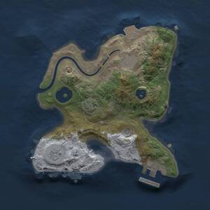 Thumbnail Rust Map: Procedural Map, Size: 2000, Seed: 819190645, 5 Monuments