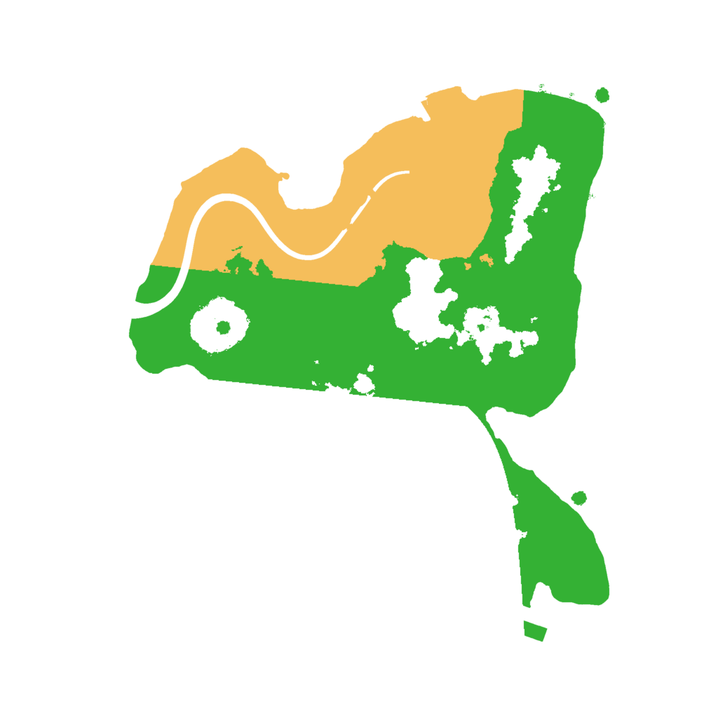Biome Rust Map: Procedural Map, Size: 2000, Seed: 819190645