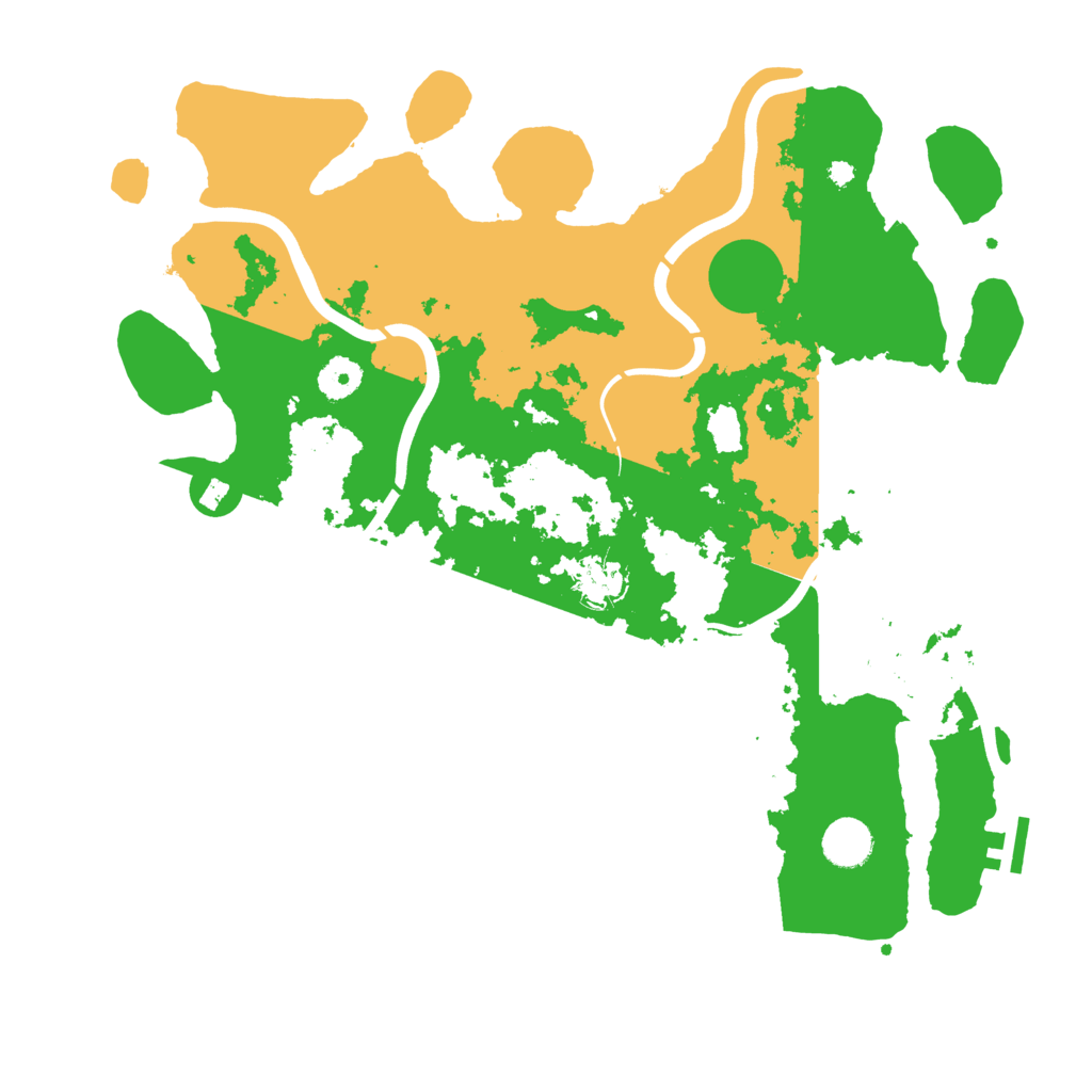 Biome Rust Map: Procedural Map, Size: 3900, Seed: 1212