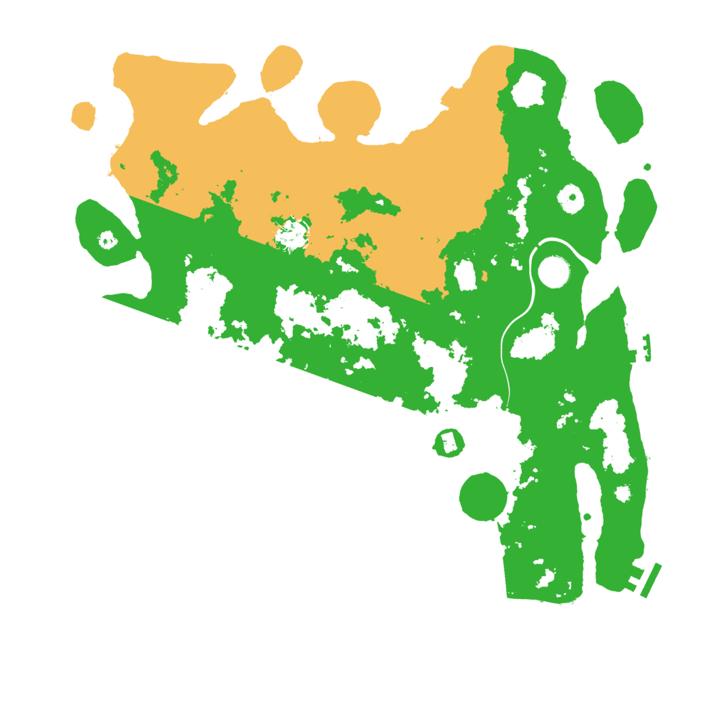Biome Rust Map: Procedural Map, Size: 3900, Seed: 1212