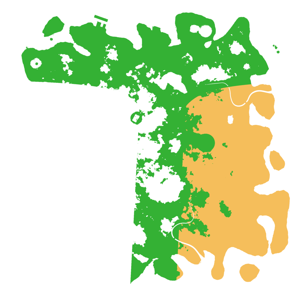 Biome Rust Map: Procedural Map, Size: 4400, Seed: 7653457