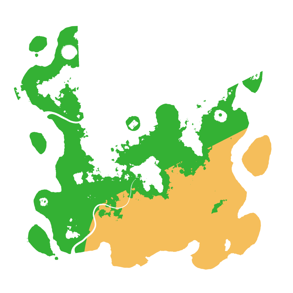 Biome Rust Map: Procedural Map, Size: 3500, Seed: 292107205