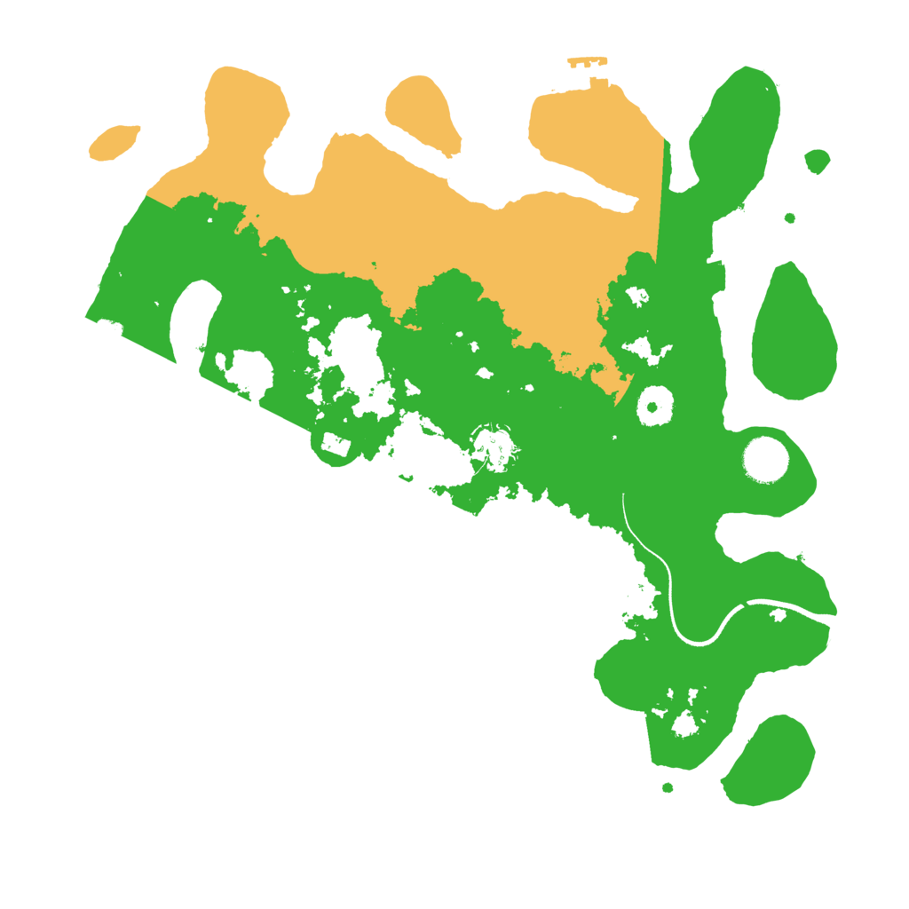 Biome Rust Map: Procedural Map, Size: 3500, Seed: 2029095924