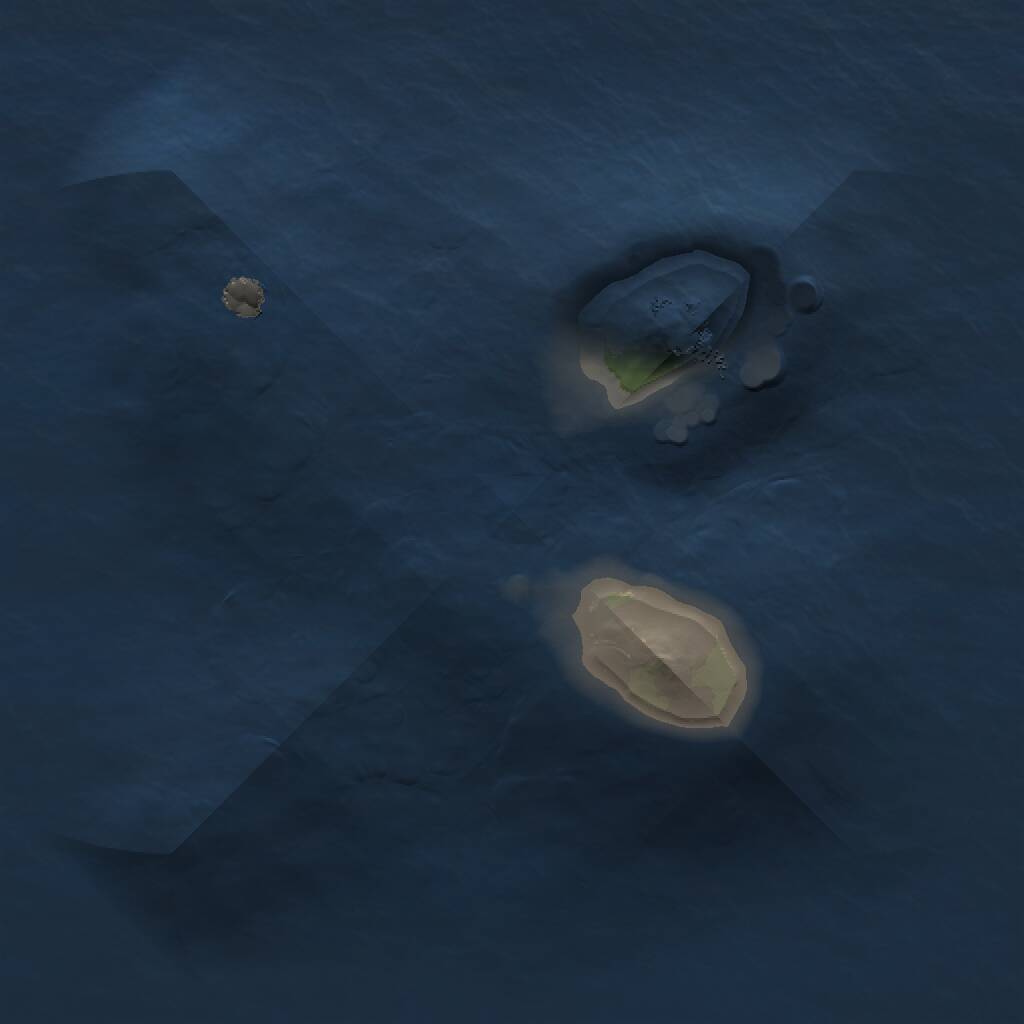 Rust Map: Procedural Map, Size: 1000, Seed: 7912, 1 Monuments