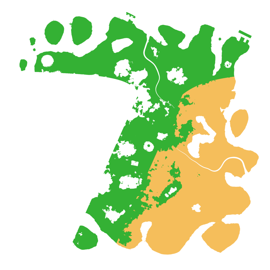 Biome Rust Map: Procedural Map, Size: 4000, Seed: 411953045