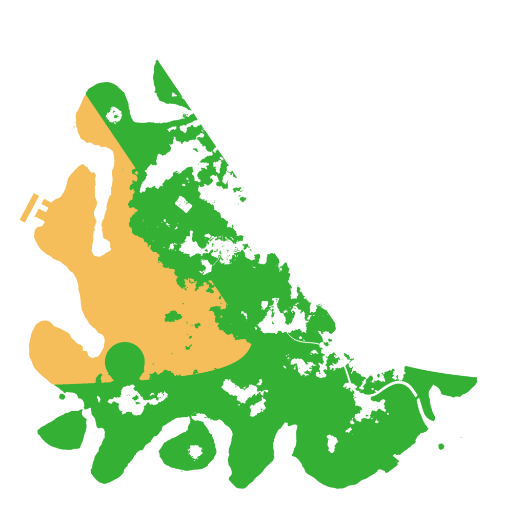 Biome Rust Map: Procedural Map, Size: 3500, Seed: 569031561