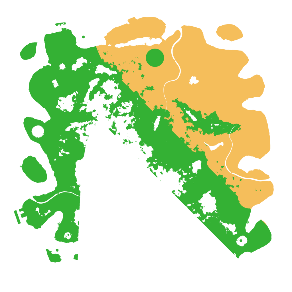 Biome Rust Map: Procedural Map, Size: 4250, Seed: 1210322627