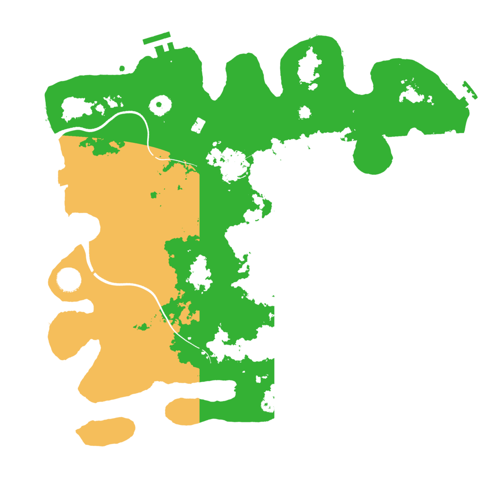 Biome Rust Map: Procedural Map, Size: 3600, Seed: 292