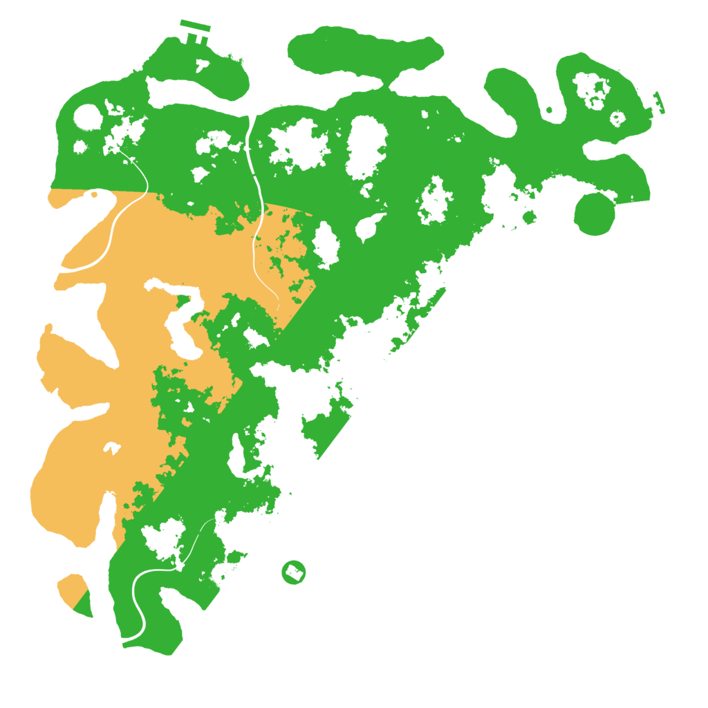 Biome Rust Map: Procedural Map, Size: 4700, Seed: 656577716