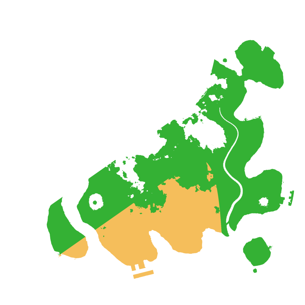 Biome Rust Map: Procedural Map, Size: 3000, Seed: 44935