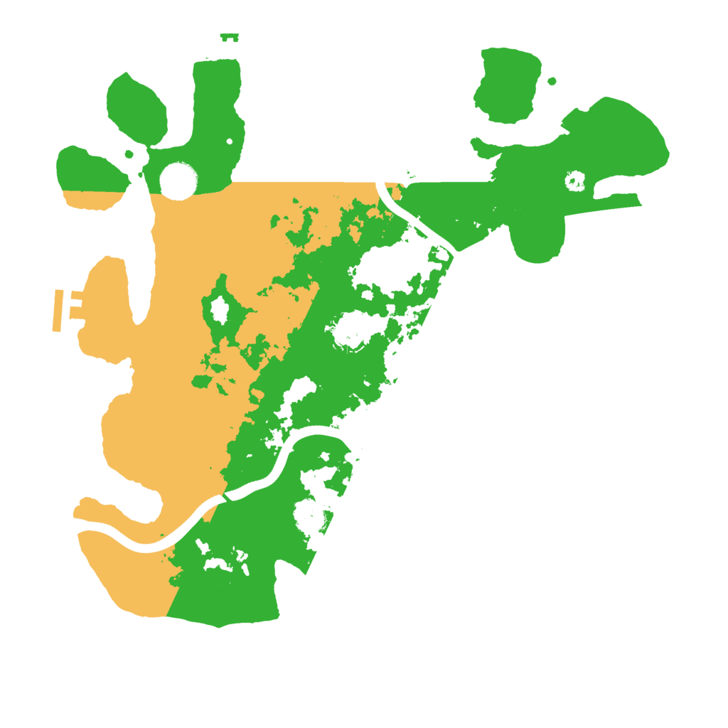 Biome Rust Map: Procedural Map, Size: 3500, Seed: 5413680