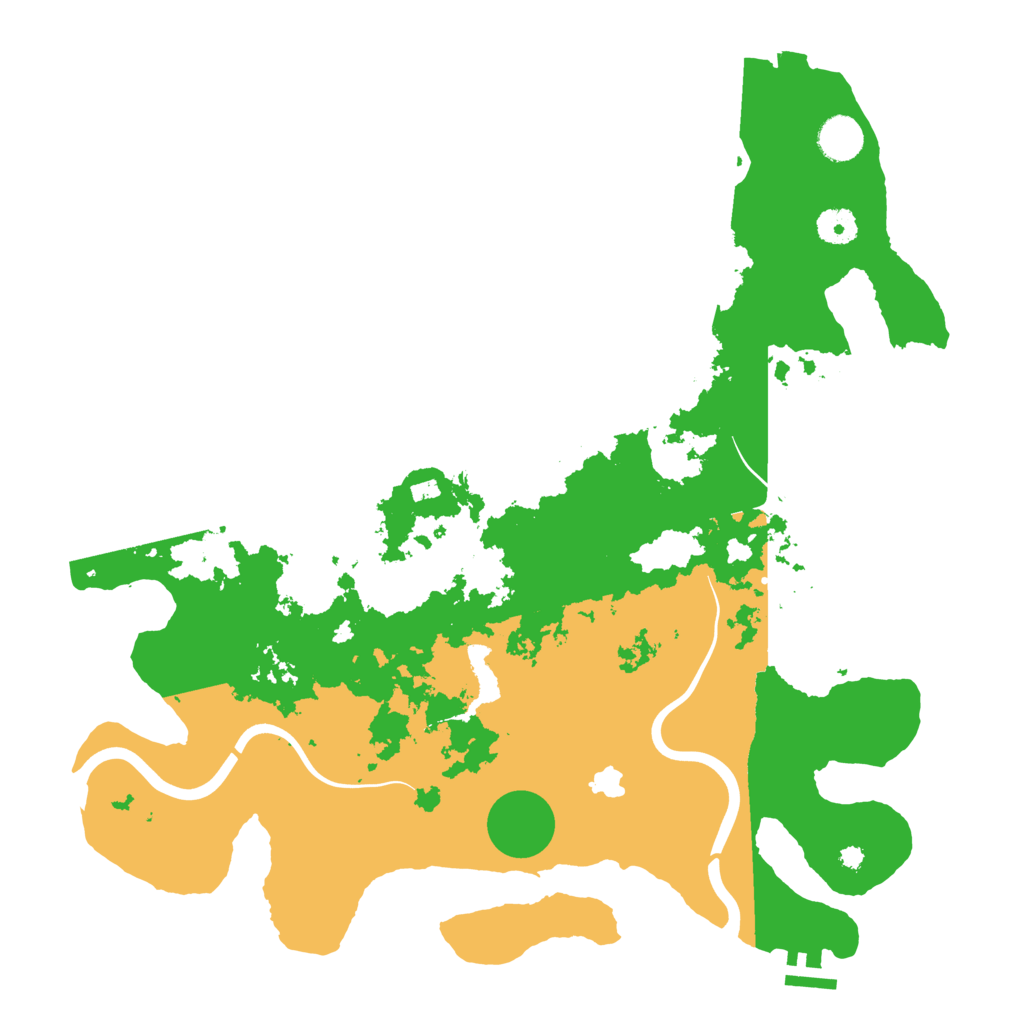 Biome Rust Map: Procedural Map, Size: 4000, Seed: 1955580667