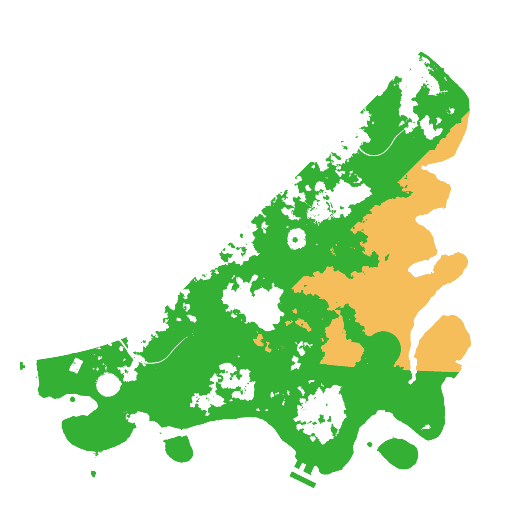 Biome Rust Map: Procedural Map, Size: 3800, Seed: 77776969