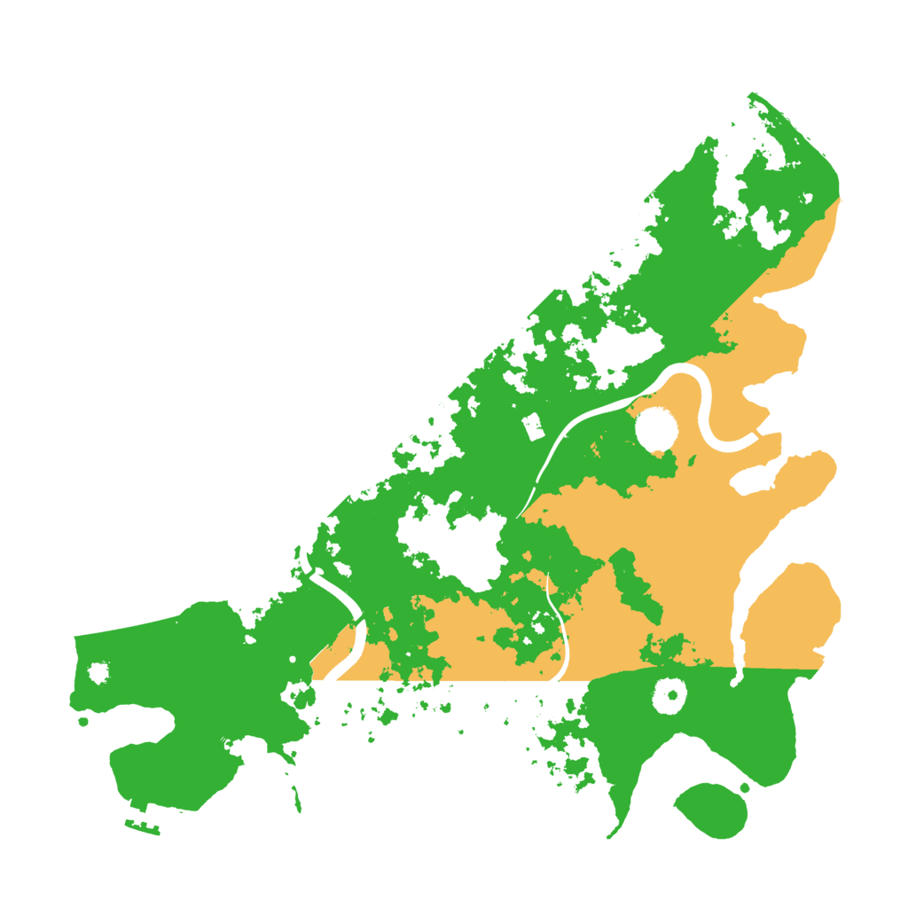 Biome Rust Map: Procedural Map, Size: 3800, Seed: 77776969