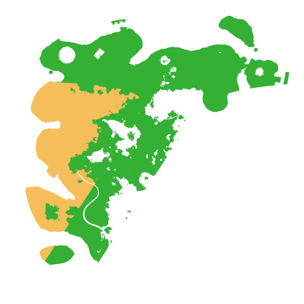 Biome Rust Map: Procedural Map, Size: 3250, Seed: 35254978