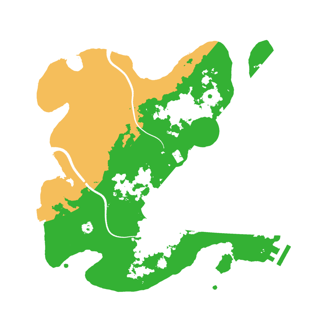 Biome Rust Map: Procedural Map, Size: 2900, Seed: 1164390697