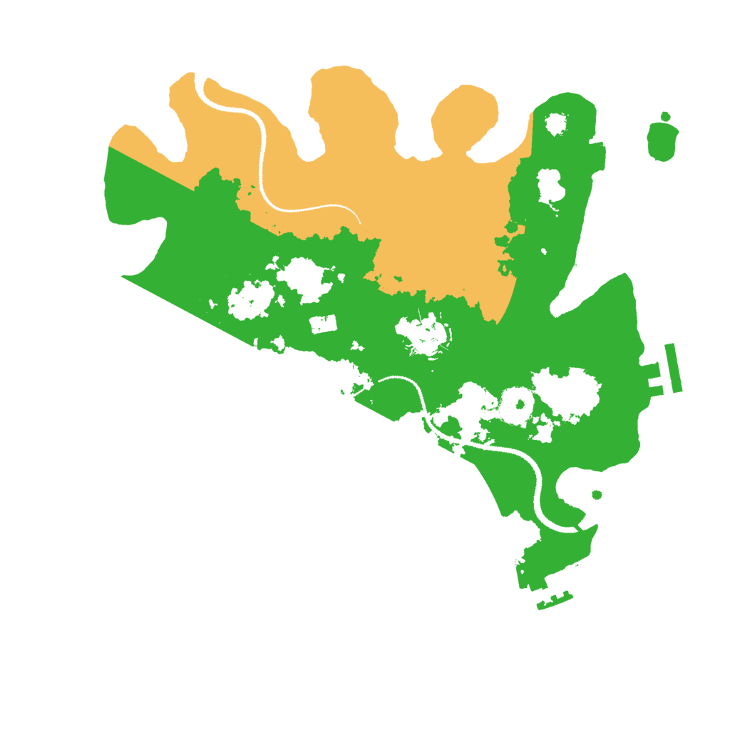 Biome Rust Map: Procedural Map, Size: 3000, Seed: 4943