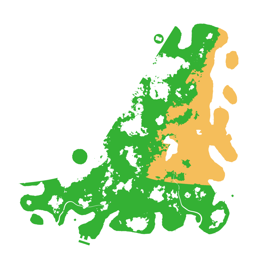 Biome Rust Map: Procedural Map, Size: 4500, Seed: 1014128995