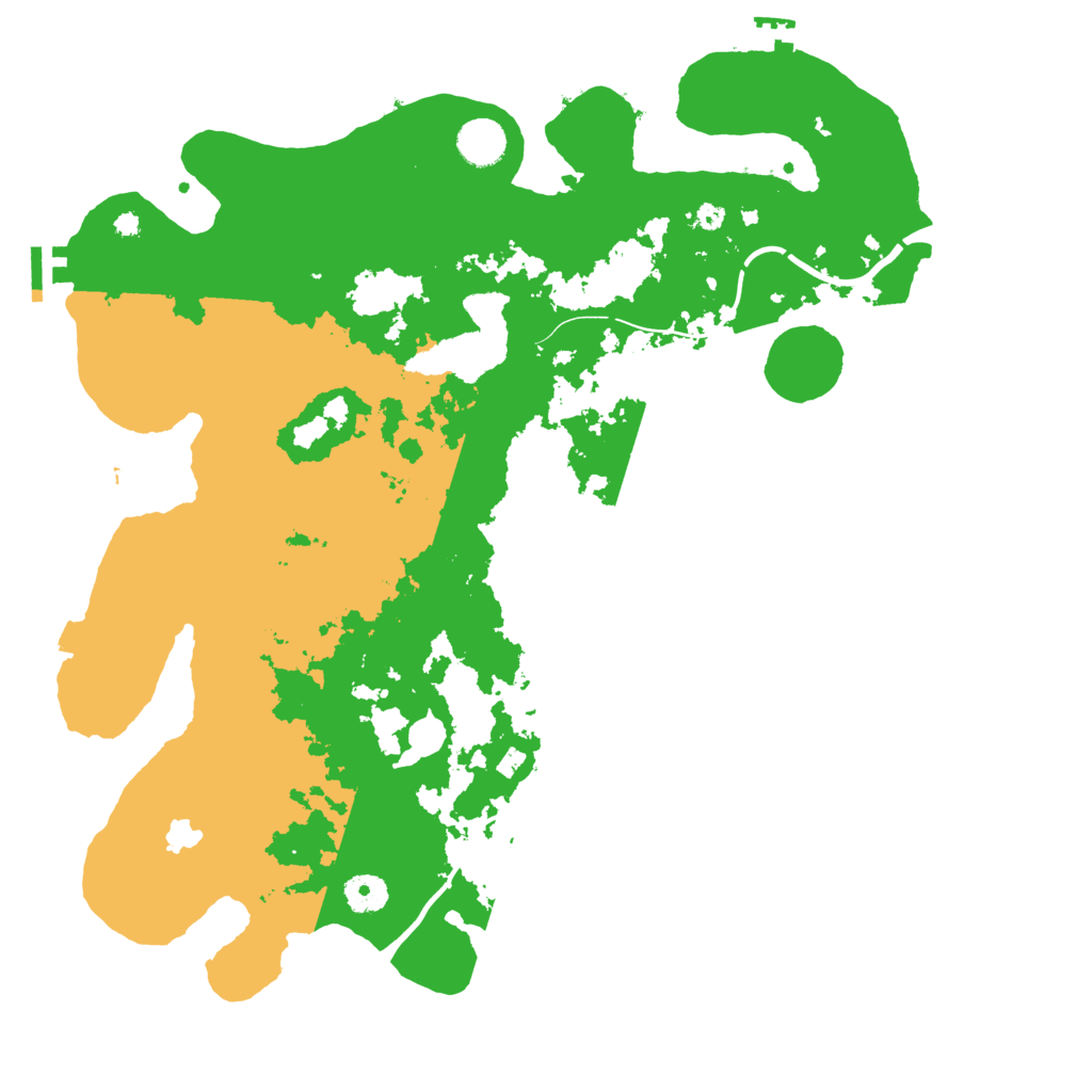 Biome Rust Map: Procedural Map, Size: 4000, Seed: 377825126