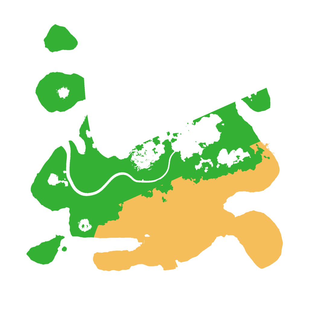 Biome Rust Map: Procedural Map, Size: 2500, Seed: 85558608