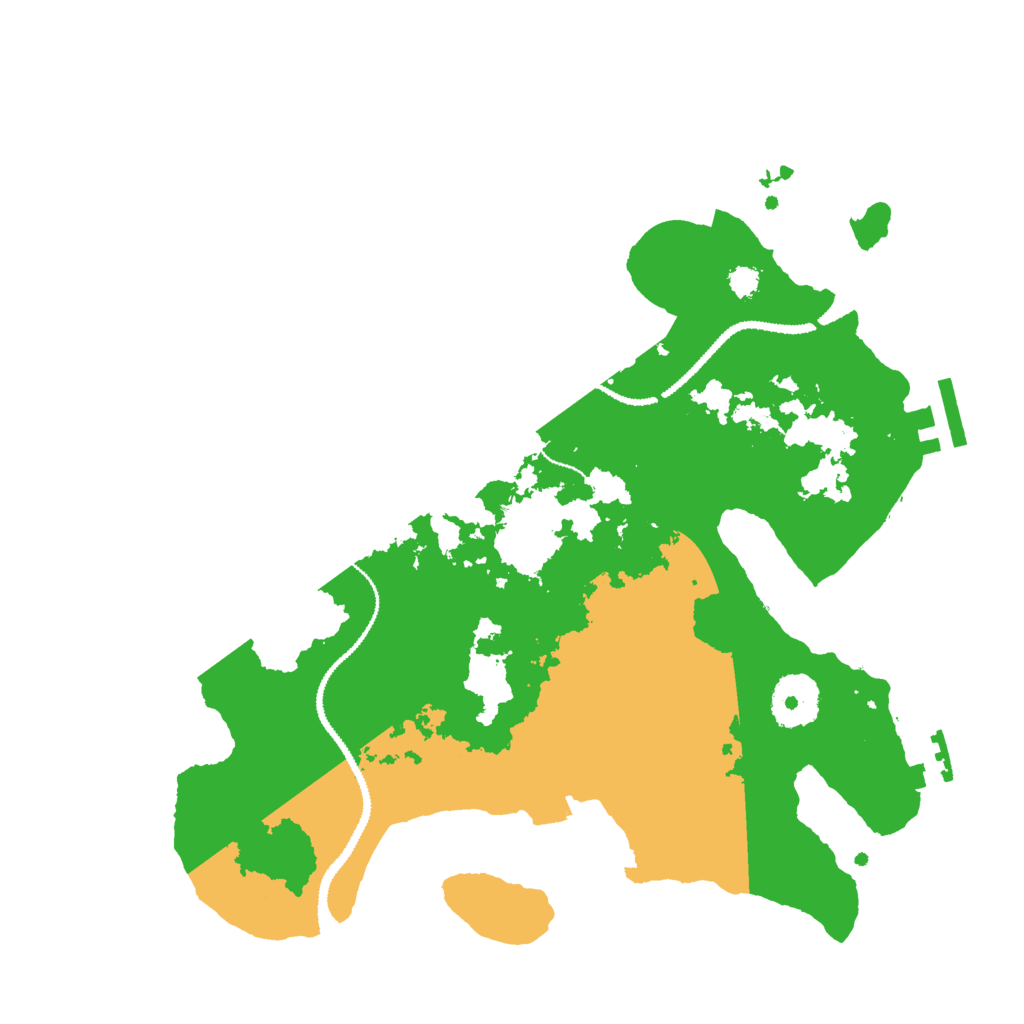 Biome Rust Map: Procedural Map, Size: 3000, Seed: 296911584