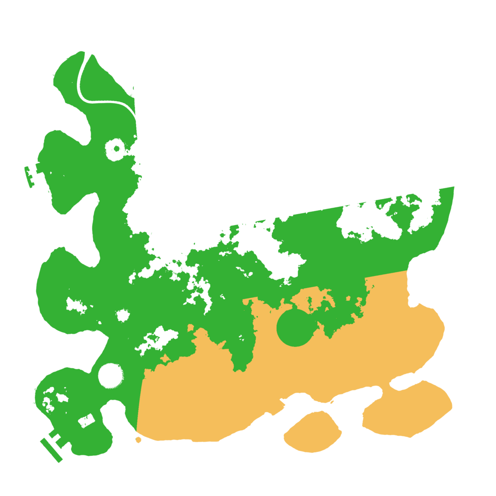 Biome Rust Map: Procedural Map, Size: 3500, Seed: 1955209536