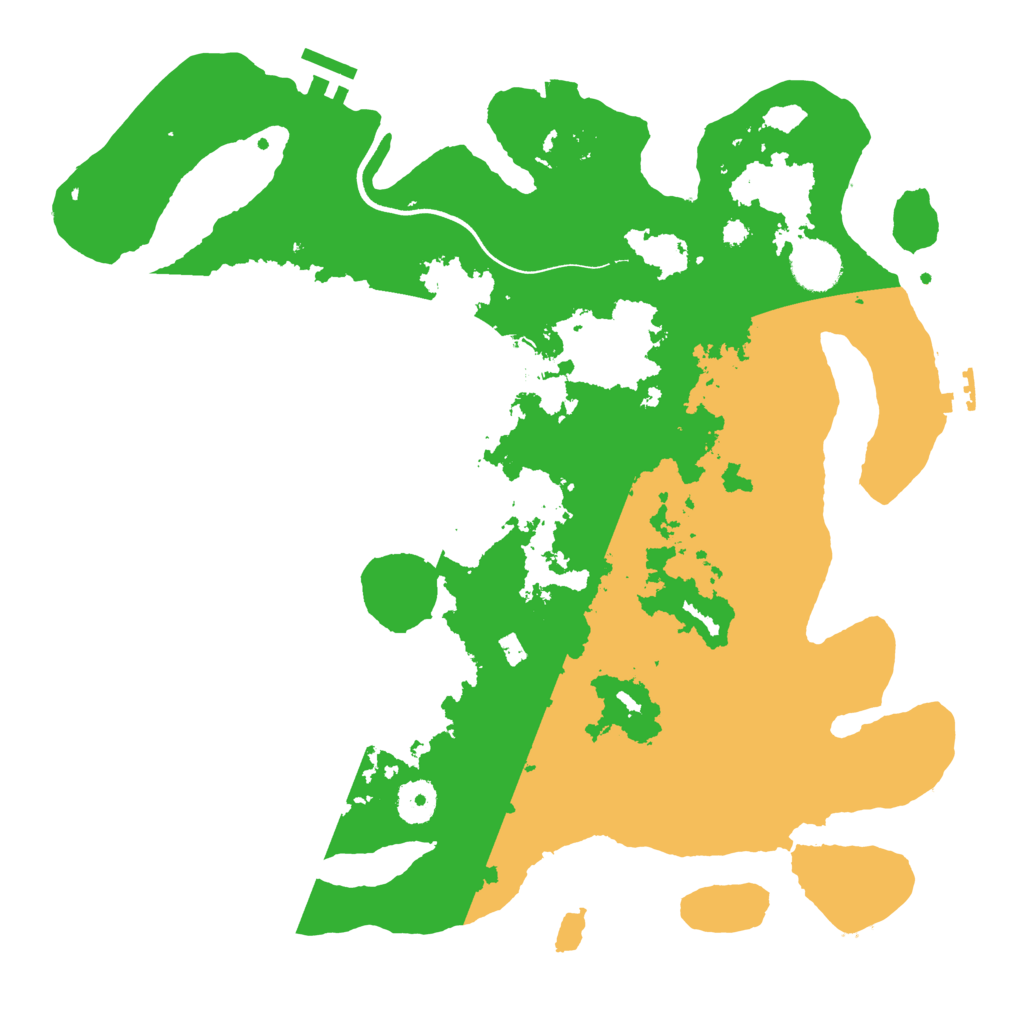 Biome Rust Map: Procedural Map, Size: 3650, Seed: 7037