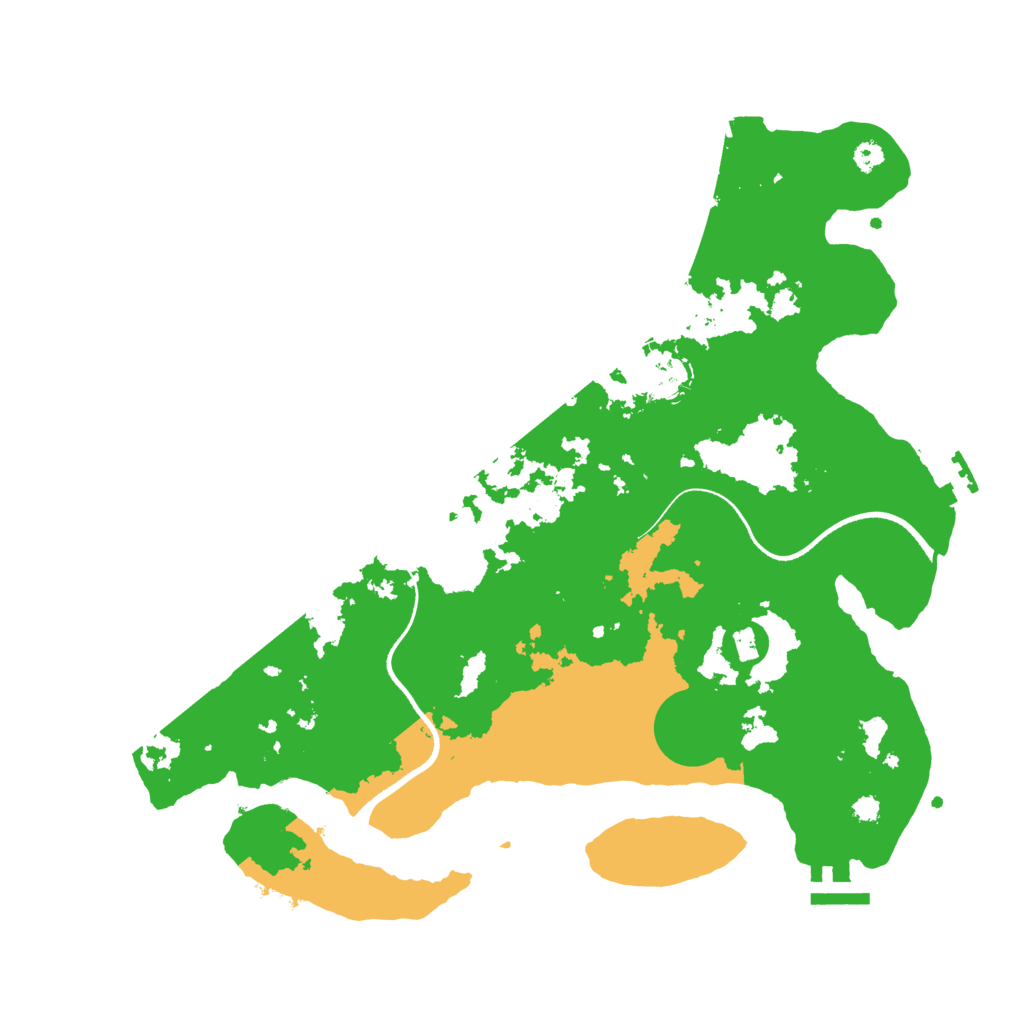 Biome Rust Map: Procedural Map, Size: 3500, Seed: 169572648