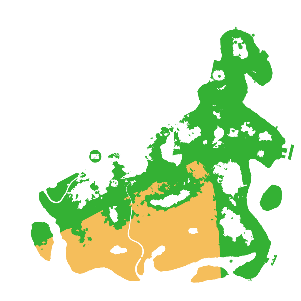 Biome Rust Map: Procedural Map, Size: 4000, Seed: 1219559608