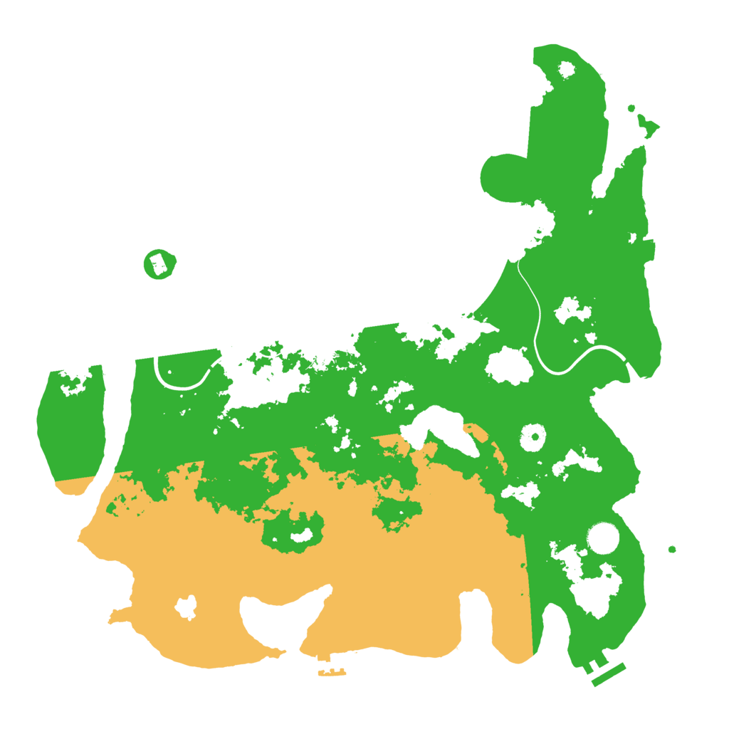 Biome Rust Map: Procedural Map, Size: 4000, Seed: 2137575115