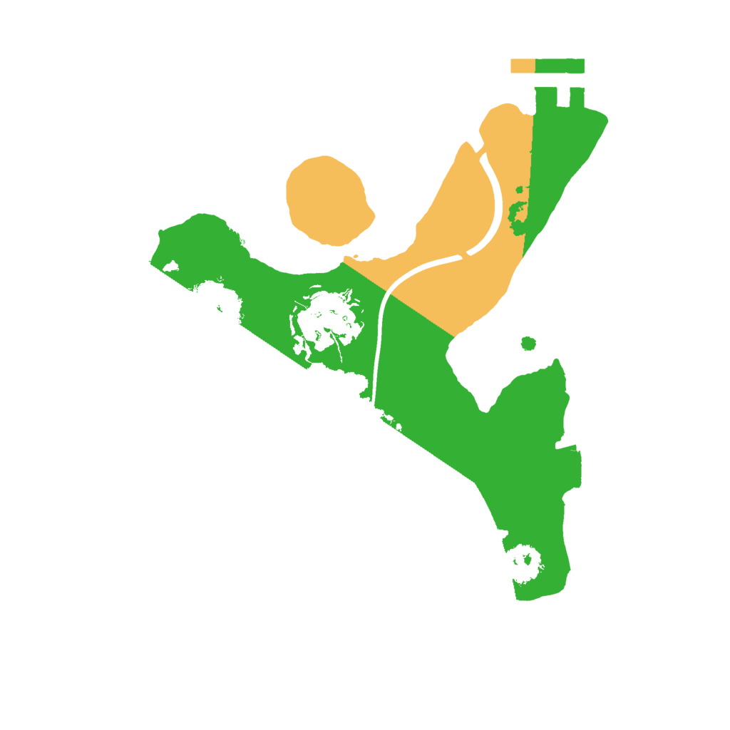 Biome Rust Map: Procedural Map, Size: 2000, Seed: 633026101