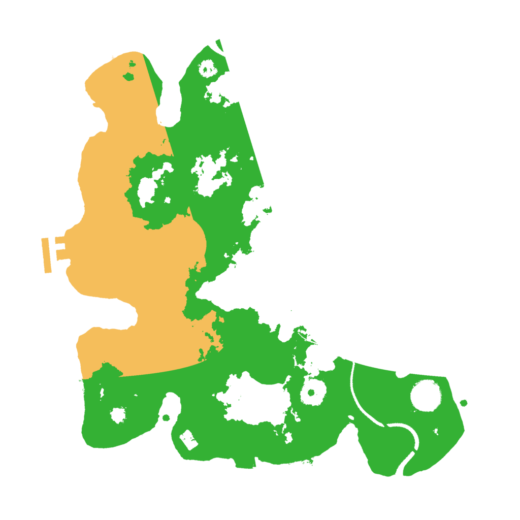 Biome Rust Map: Procedural Map, Size: 3000, Seed: 23551