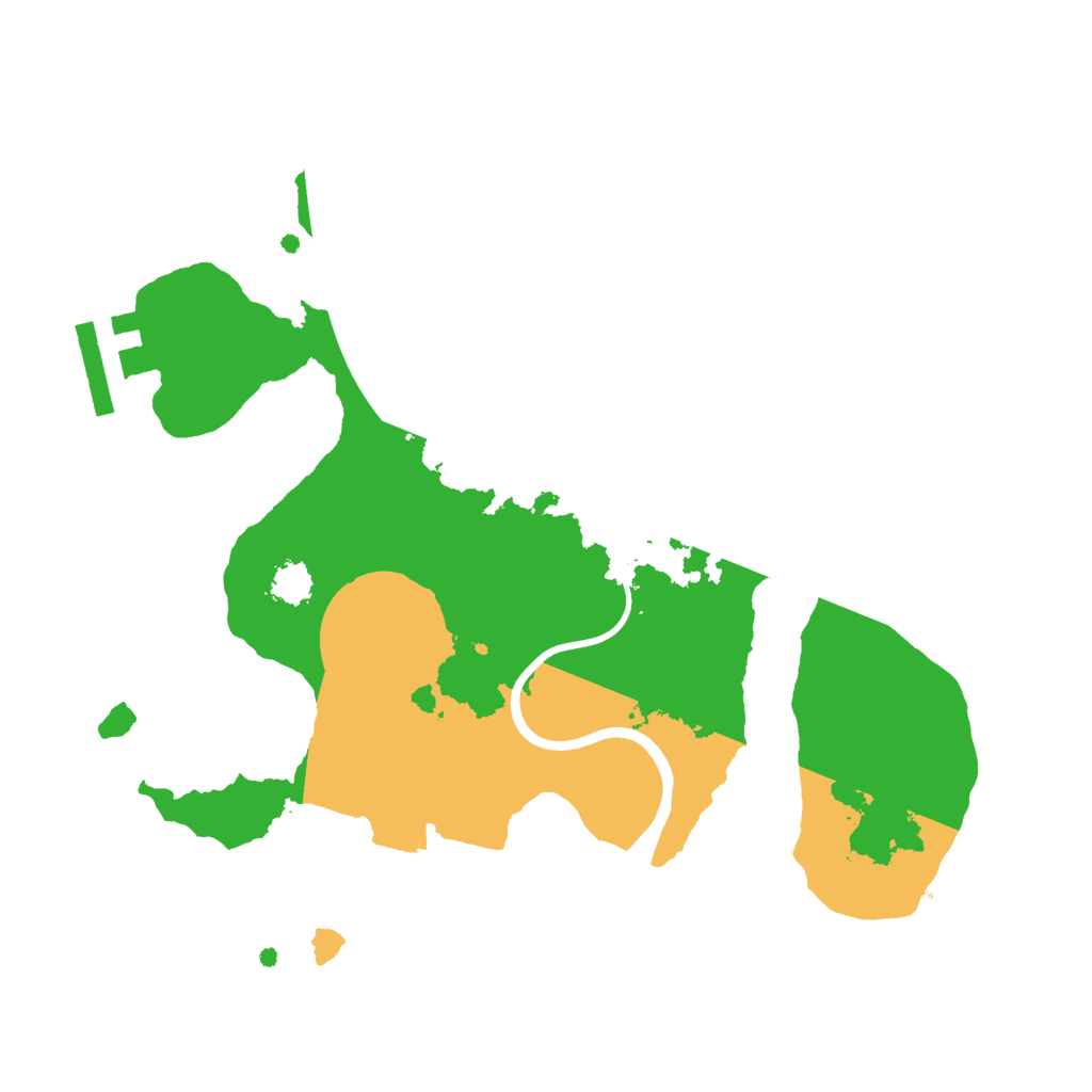 Biome Rust Map: Procedural Map, Size: 2350, Seed: 921734