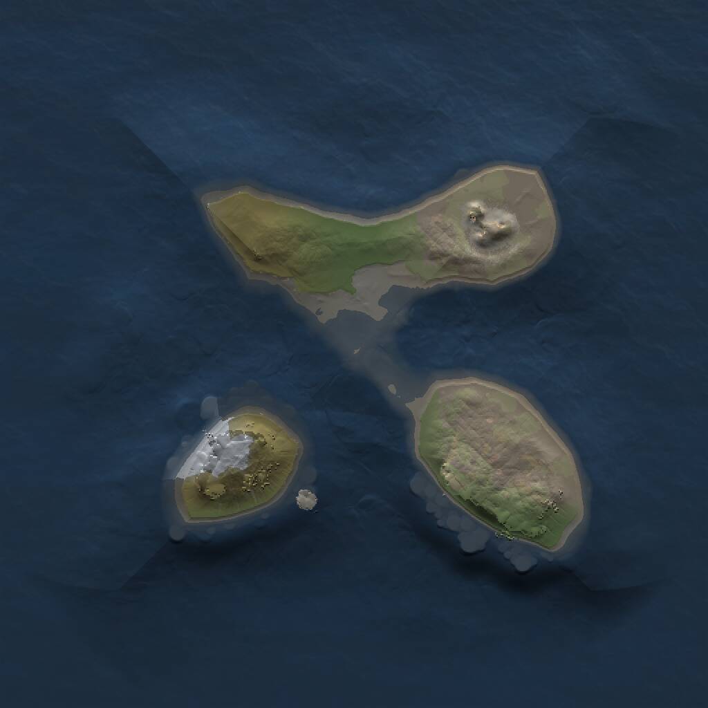 Rust Map: Procedural Map, Size: 1400, Seed: 1734285338, 1 Monuments