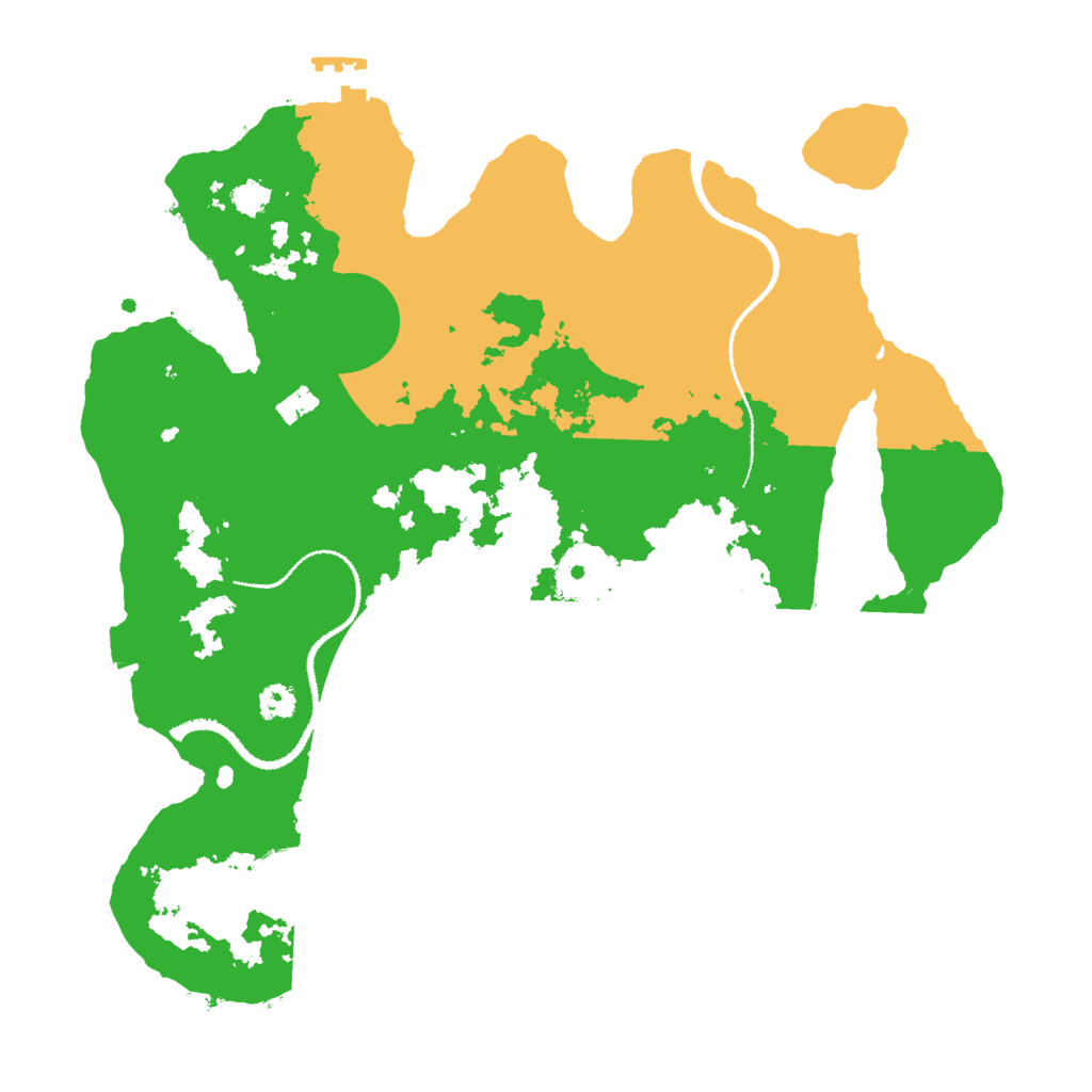 Biome Rust Map: Procedural Map, Size: 3000, Seed: 8217490