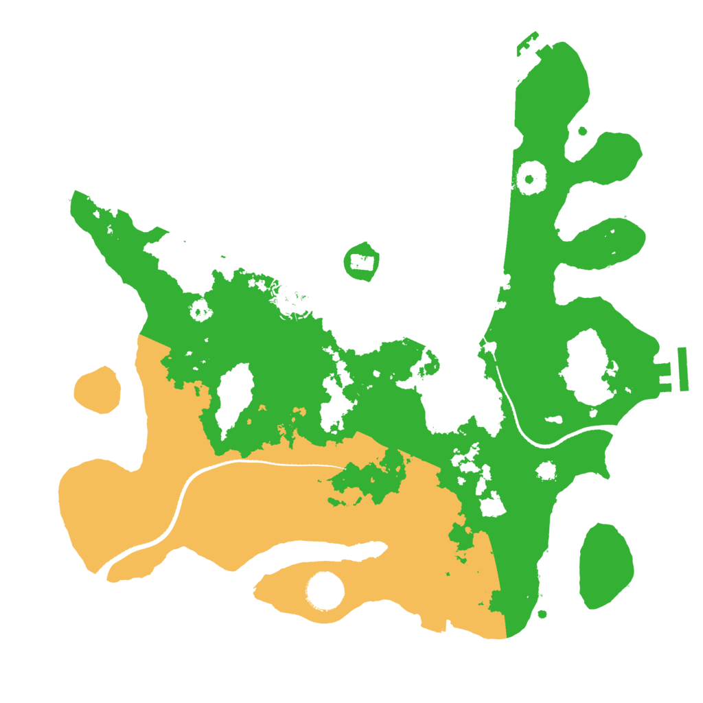 Biome Rust Map: Procedural Map, Size: 3250, Seed: 792582187
