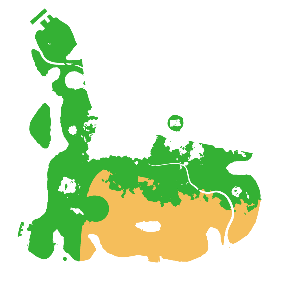 Biome Rust Map: Procedural Map, Size: 3000, Seed: 532842560