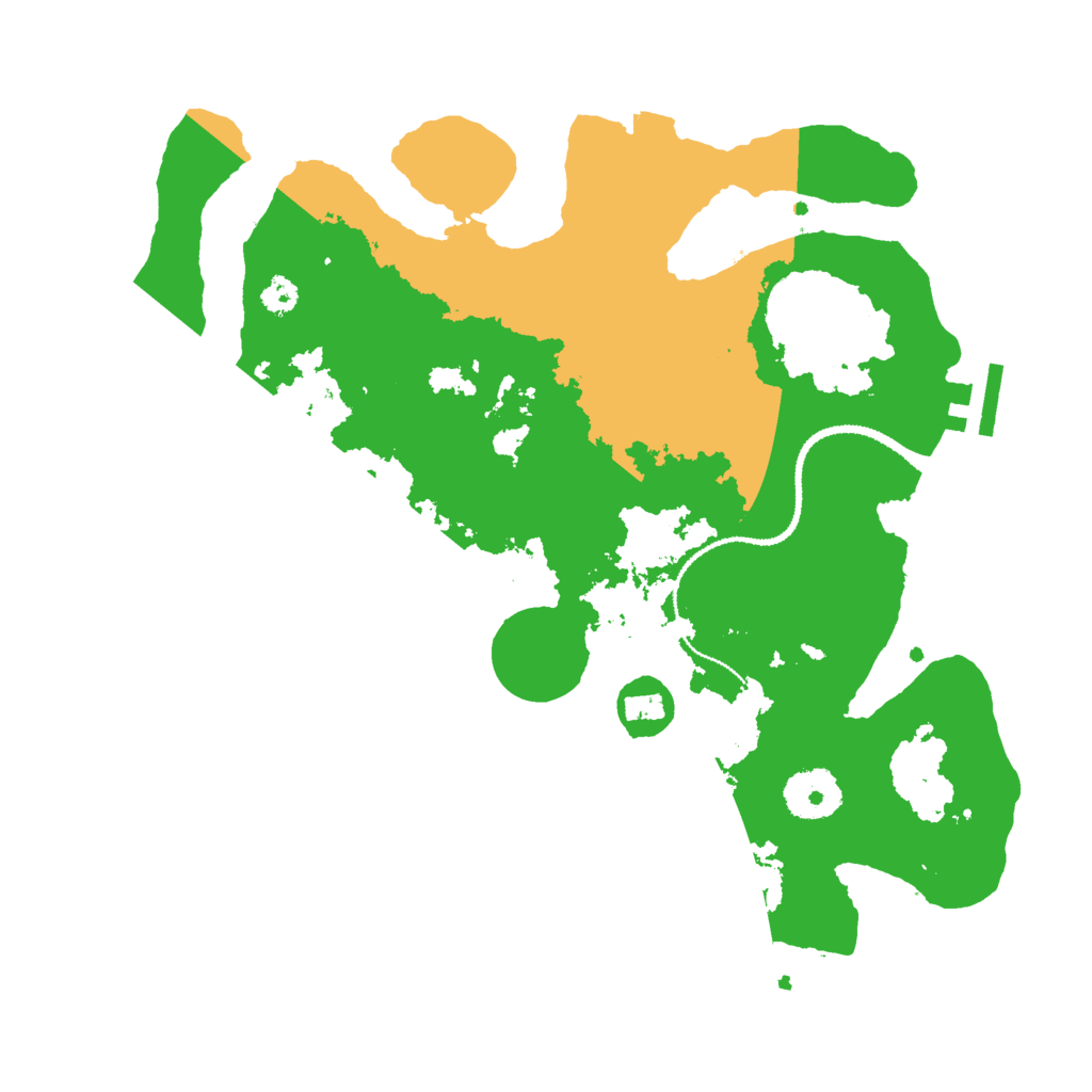 Biome Rust Map: Procedural Map, Size: 3050, Seed: 112233