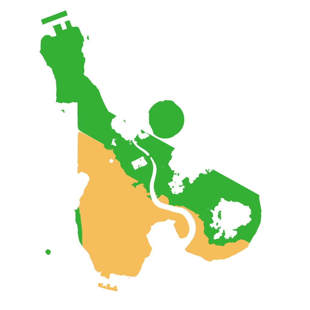 Biome Rust Map: Procedural Map, Size: 2350, Seed: 121315421