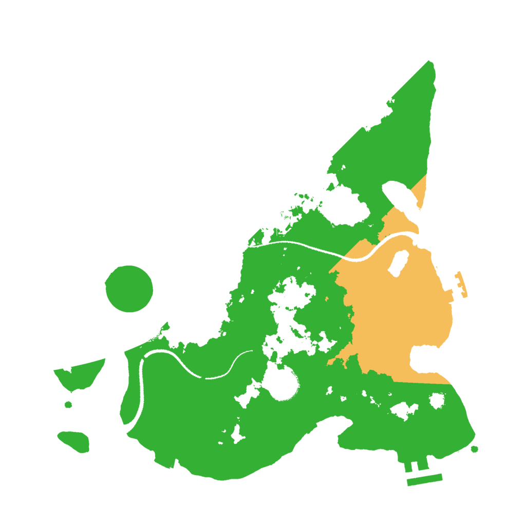 Biome Rust Map: Procedural Map, Size: 3000, Seed: 799801293
