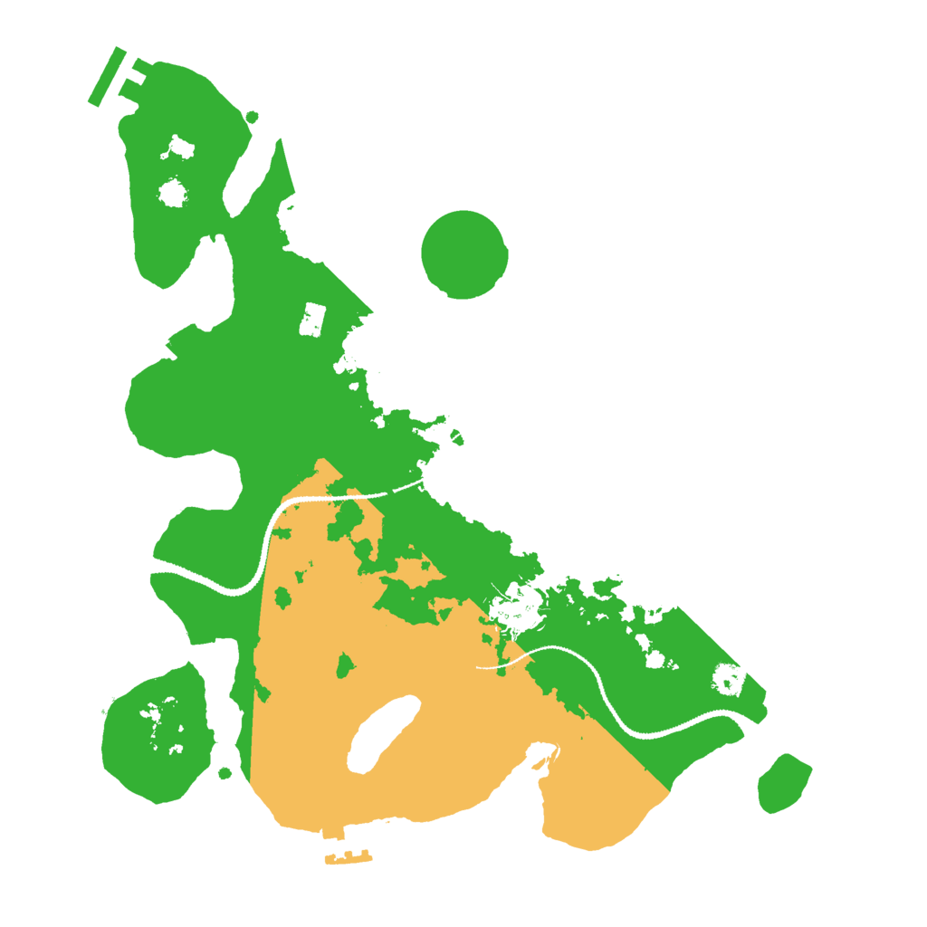 Biome Rust Map: Procedural Map, Size: 3000, Seed: 99198