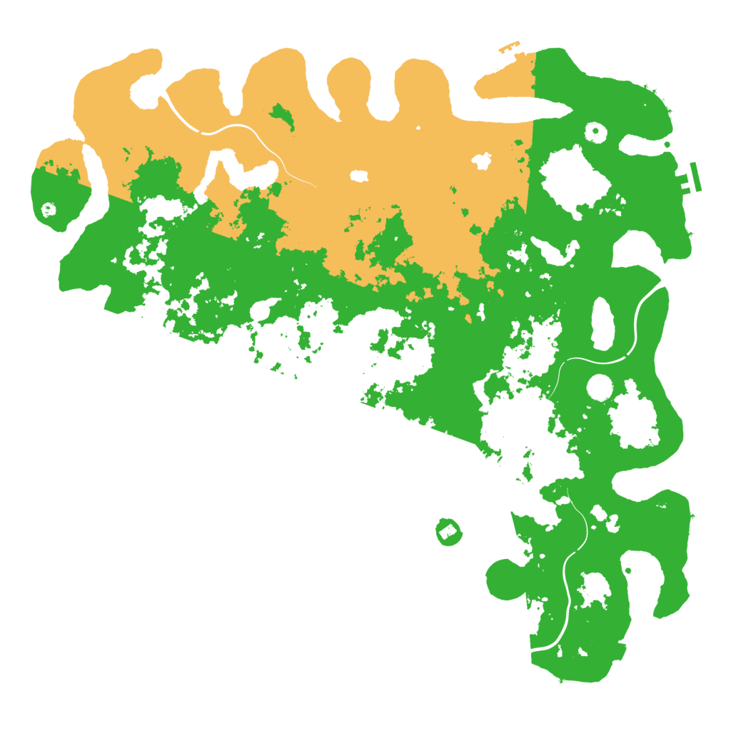 Biome Rust Map: Procedural Map, Size: 5000, Seed: 898215996