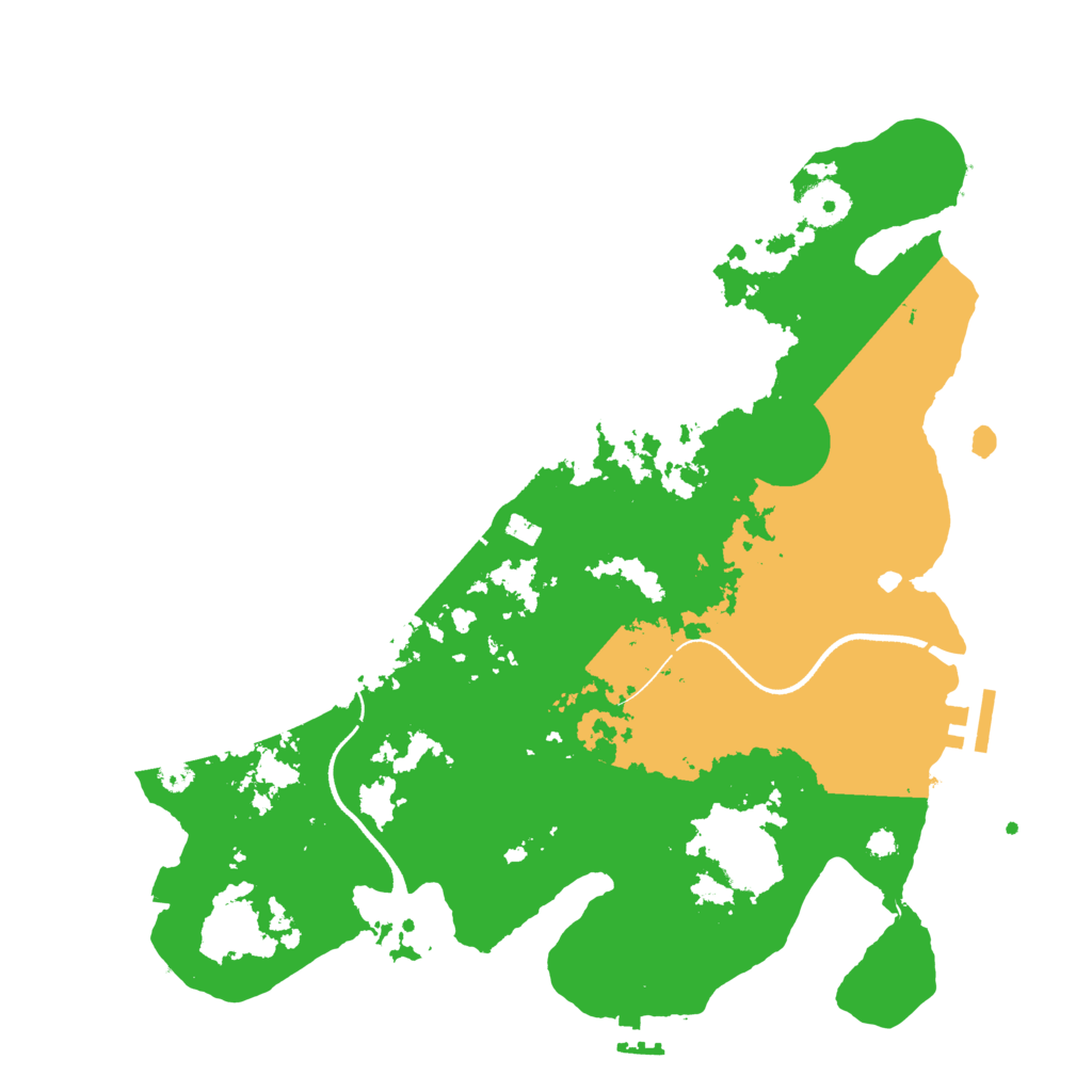 Biome Rust Map: Procedural Map, Size: 3500, Seed: 213920234