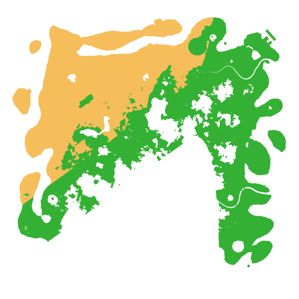 Biome Rust Map: Procedural Map, Size: 4500, Seed: 1583943100