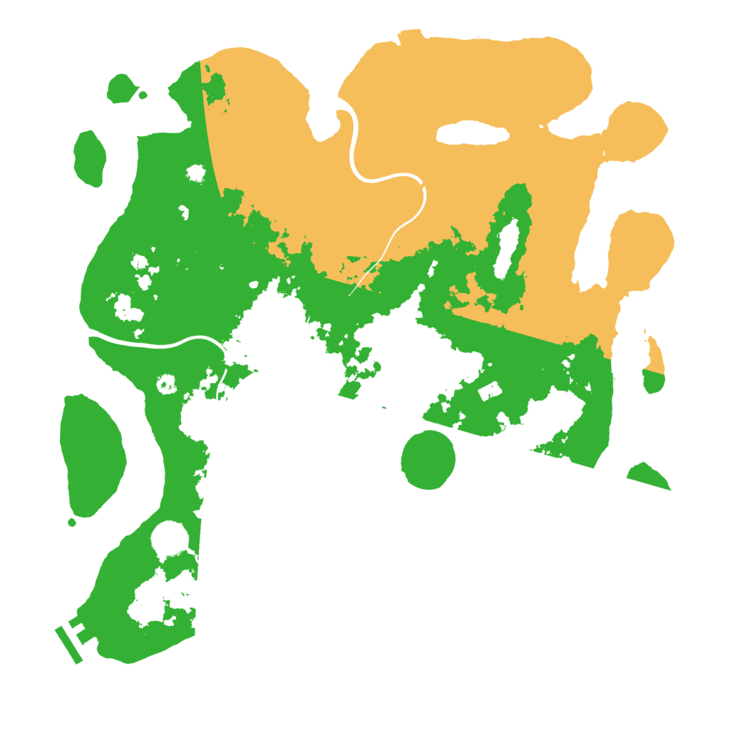 Biome Rust Map: Procedural Map, Size: 3600, Seed: 2313