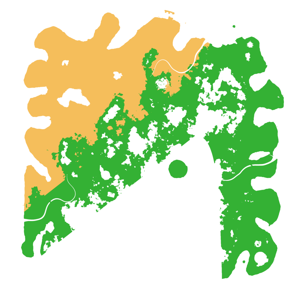 Biome Rust Map: Procedural Map, Size: 4500, Seed: 1833205144