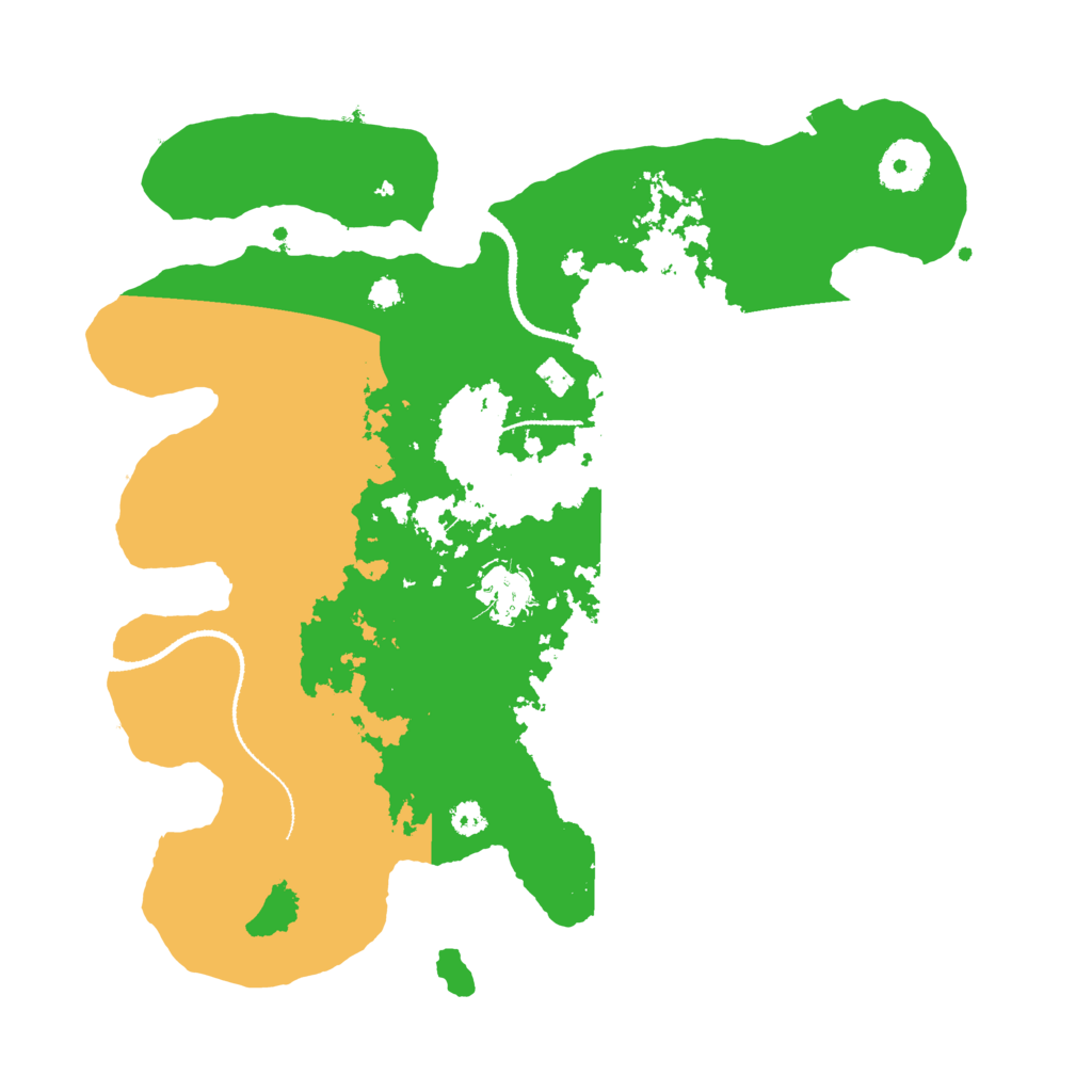 Biome Rust Map: Procedural Map, Size: 3200, Seed: 178654