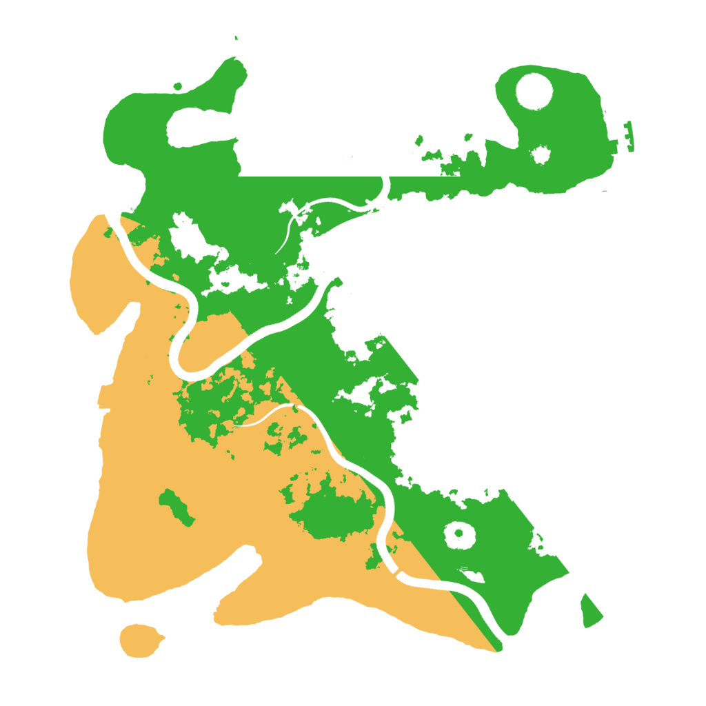 Biome Rust Map: Procedural Map, Size: 3500, Seed: 1868501953