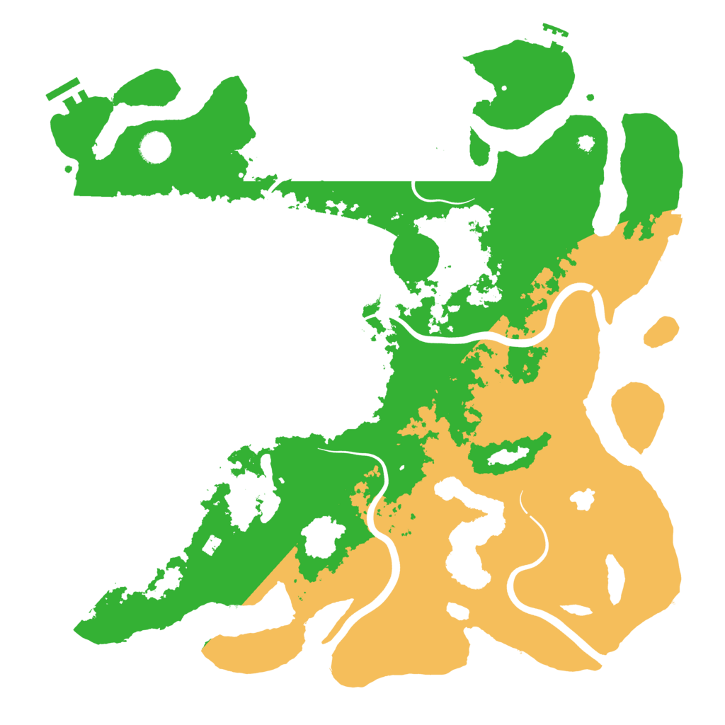 Biome Rust Map: Procedural Map, Size: 4050, Seed: 668480339