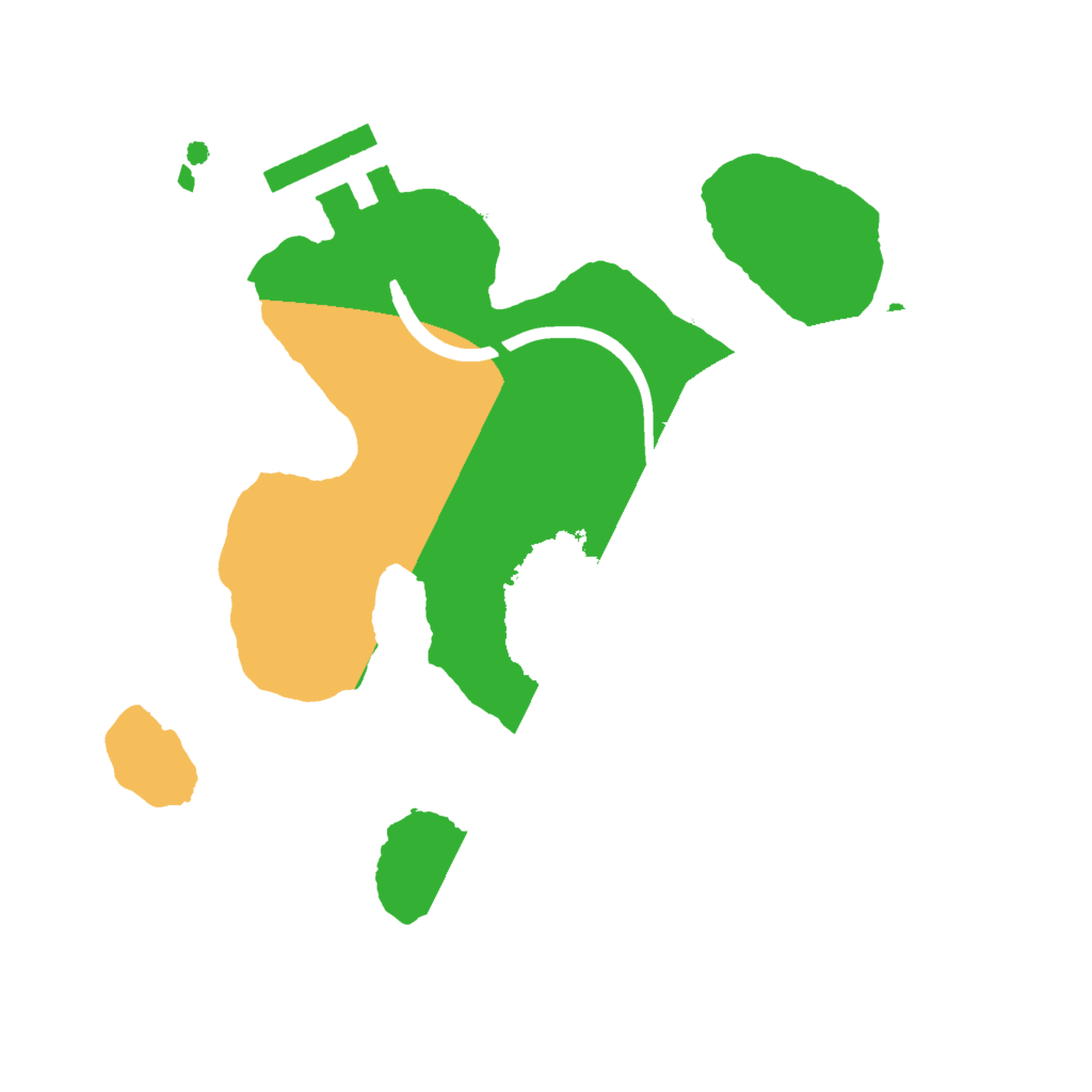 Biome Rust Map: Procedural Map, Size: 1900, Seed: 117361146